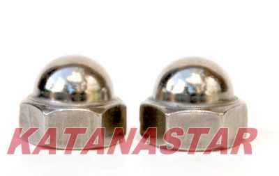 REAR DAMPER STAINLESS DOME NUTS